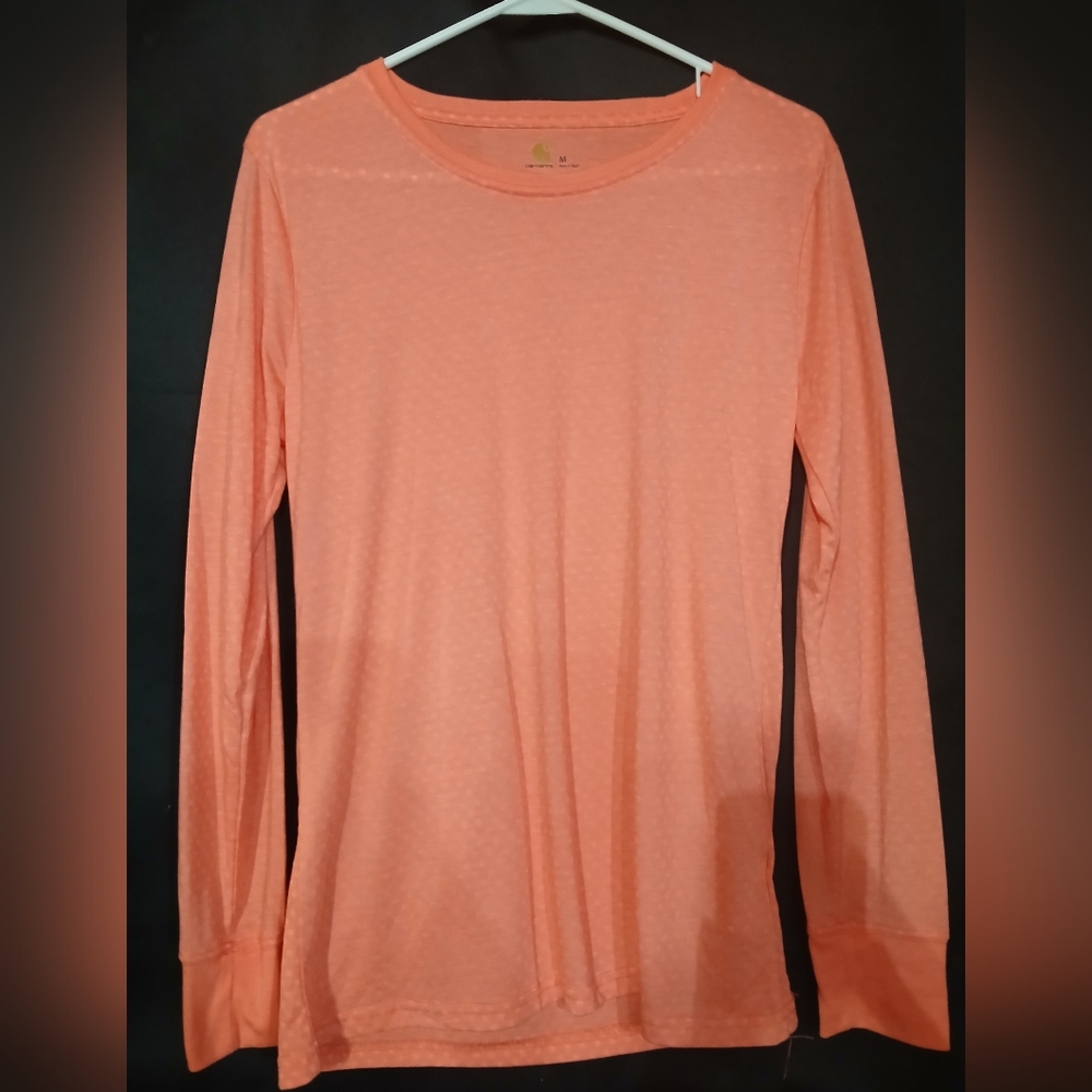 Carhartt Vibrant Orange Long Sleeve Shirt